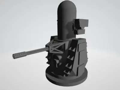 US MK-15 ANTI-AIRCRAFT GATLING GUN AA MACHINEGUN 3D print model