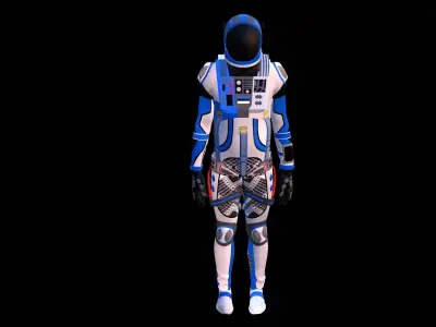 Astronaut Spacesuit Estonia 3D model