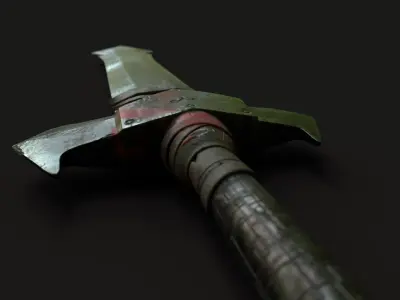 Elvish Ancestor sword Low-poly 3D model