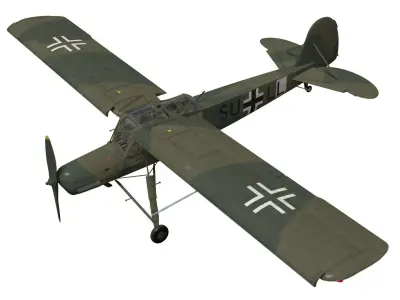 fieseler fi 156 storch C-3 3D model