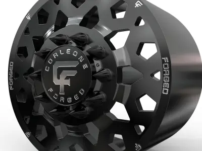 corleone front strauss dually wheel  3D print model