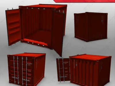 Container shipping containers - shipping containers 3D model