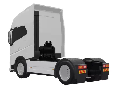 Truck and Trailers - Low poly Low-poly 3D model