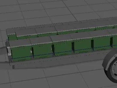 beehive trailer 3D model