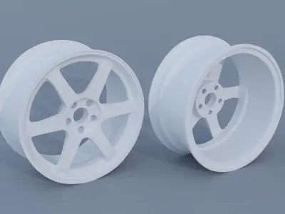 Volk Racing TE37 3D model