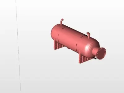 Separator Oil and Gas Free 3D model