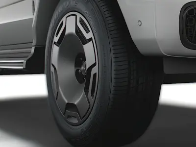 Mercedes Benz Concept EQG 2022 wheel 3D model