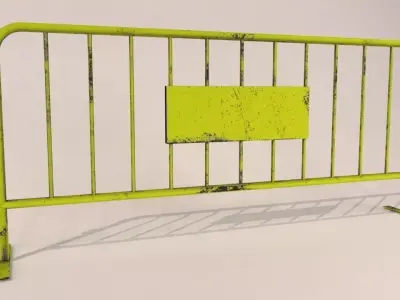 Construction Fence 3D model purchase