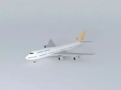 Plane from Santos Dumont Airport 3D model