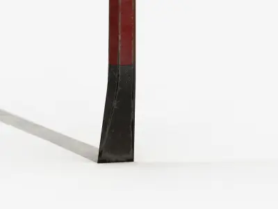 Classic Crowbar Low-poly 3D model