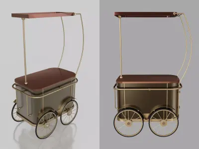 Tasting Cart 3D model