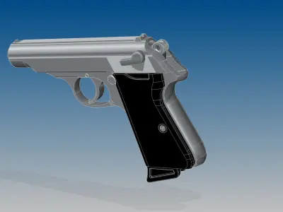 Walther PP 3D model purchase