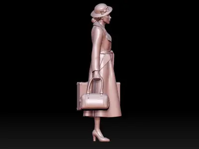 woman 3D print model order
