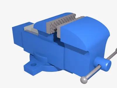 BENCH- MOUNTED VICE 3D model