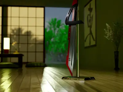 Modern designed Sword Free 3D model