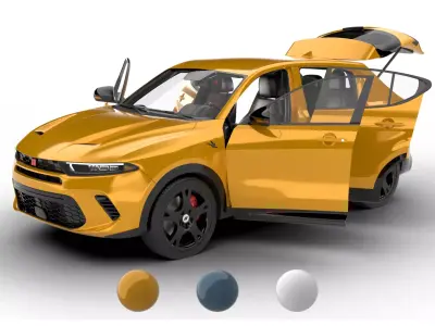 Dodge Hornet 2023 HQ 3d model 3D model