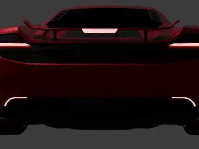 McLaren MP12 - 3D Car Model 3D model