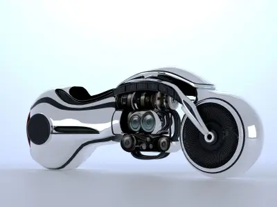 Motorcycle 3D model 10