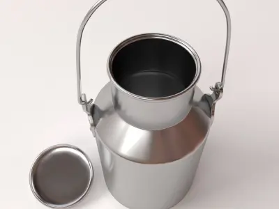 Milk Can 3D model get