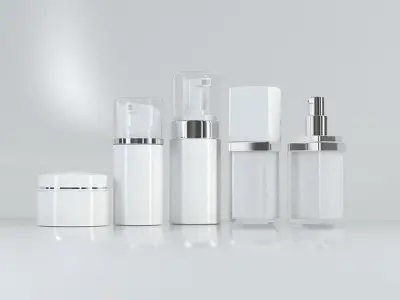  Cosmetic Bottle and Tube Set 