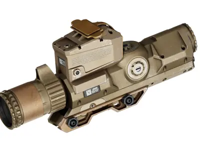 VORTEX XM157 LPVO SCOPE Low-poly 3D model