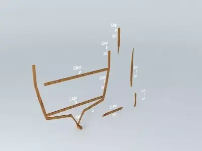 Spt 2, boat frame Free 3D model