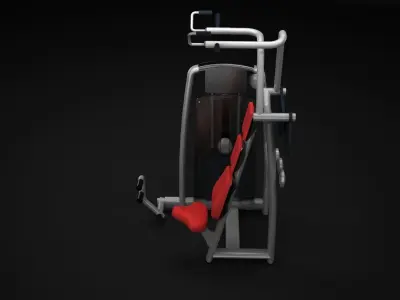 Vertical Traction Machine 3D model