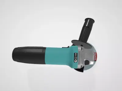 Makita GA4030R 100mm Electric Angle Grinder Low-poly 3D model