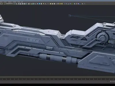 Sci Fi Parts Kit Pack Vol 02 A PBR Free low-poly 3D model