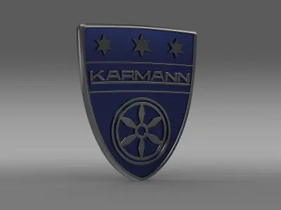 Karmann logo 3D model