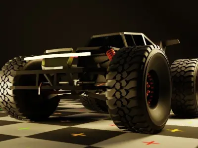 Off road buggy vehicle  3D model
