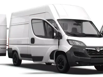 Vauxhall Movano Van L3H3 HQ Interior 2023 3D model