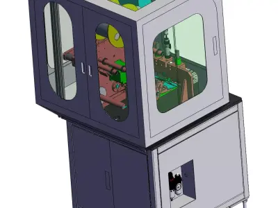 Automatic film applicator 3D model