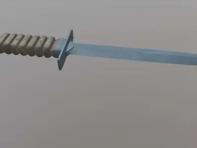 Knife 3D model 9