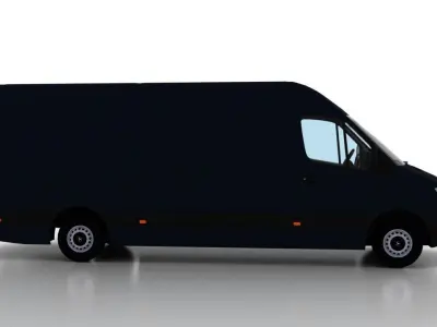 Mercedes Benz Sprinter L3H2 2009 Cargo UK 3D model