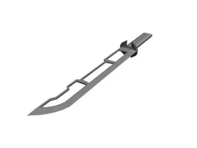 sword Free low-poly 3D model 31