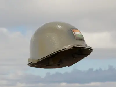 Indian army helmet 3D model