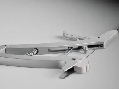 Suture Passer Model Rigged 3D model