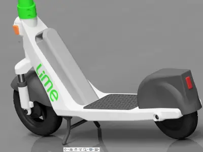 Lime electric scooter ver2 3D print model