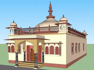 Rajasthan Vernacular Design  3D model