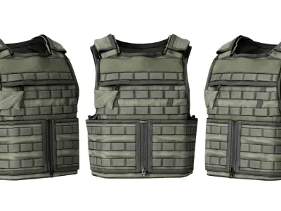PARACLETE RAV VEST Low-poly 3D model