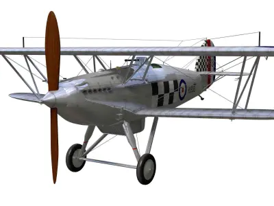 hawker fury 3D model purchase