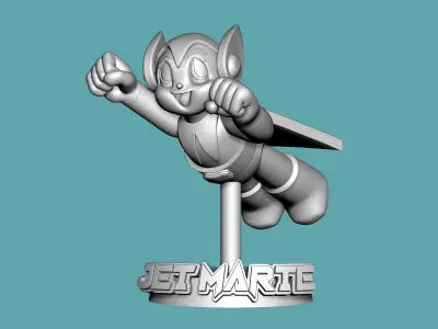JET MARTE - COLLECTIBLE STATUE 3D print model