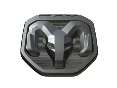 ram logo 3D model
