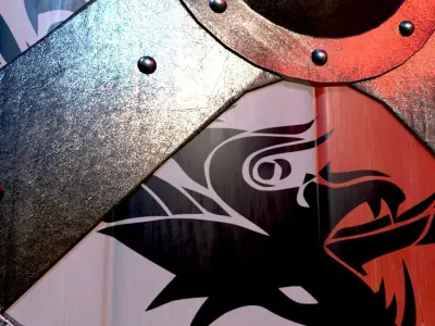 Viking Shield 2  Free low-poly 3D model