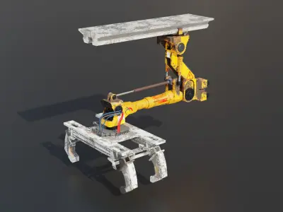 ROBOTIC ARM Free low-poly 3D model purchase