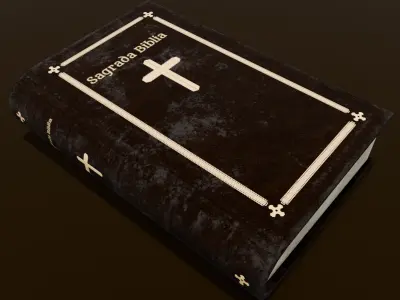  Holy Bible 3D Model  Low-poly 3D model