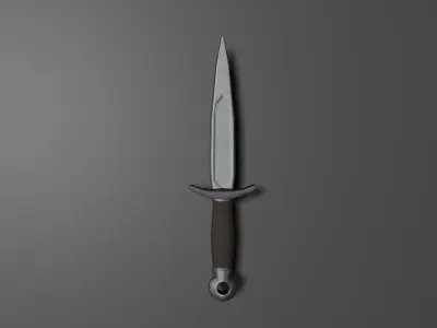 5 Sword Package Low-poly 3D model