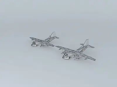 Air Battle map Free 3D model