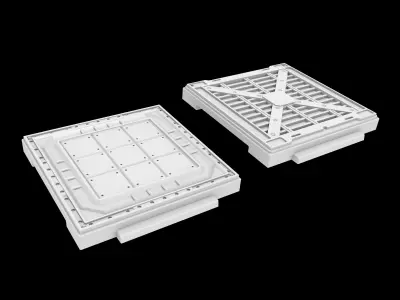 PACK - 3 SCI FI ASSEMBLABLE TILES 3D print model